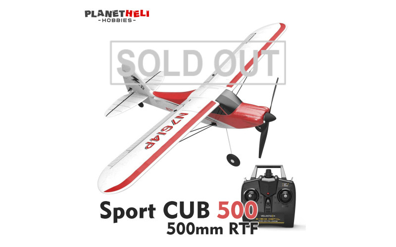 Volantex RC Sport Cub 500 Trainer RC Plane 4CH 761-4 RTF